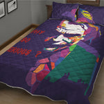 Colorful Joker Why So Serious Print Quilt Bed Set