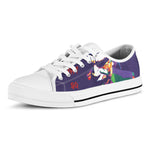 Colorful Joker Why So Serious Print White Low Top Shoes