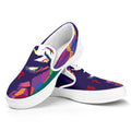 Colorful Joker Why So Serious Print White Slip On Sneakers