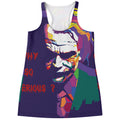 Colorful Joker Why So Serious Print Women's Racerback Tank Top