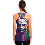 Colorful Joker Why So Serious Print Women's Racerback Tank Top
