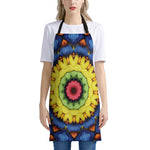 Colorful Kaleidoscope Print Apron