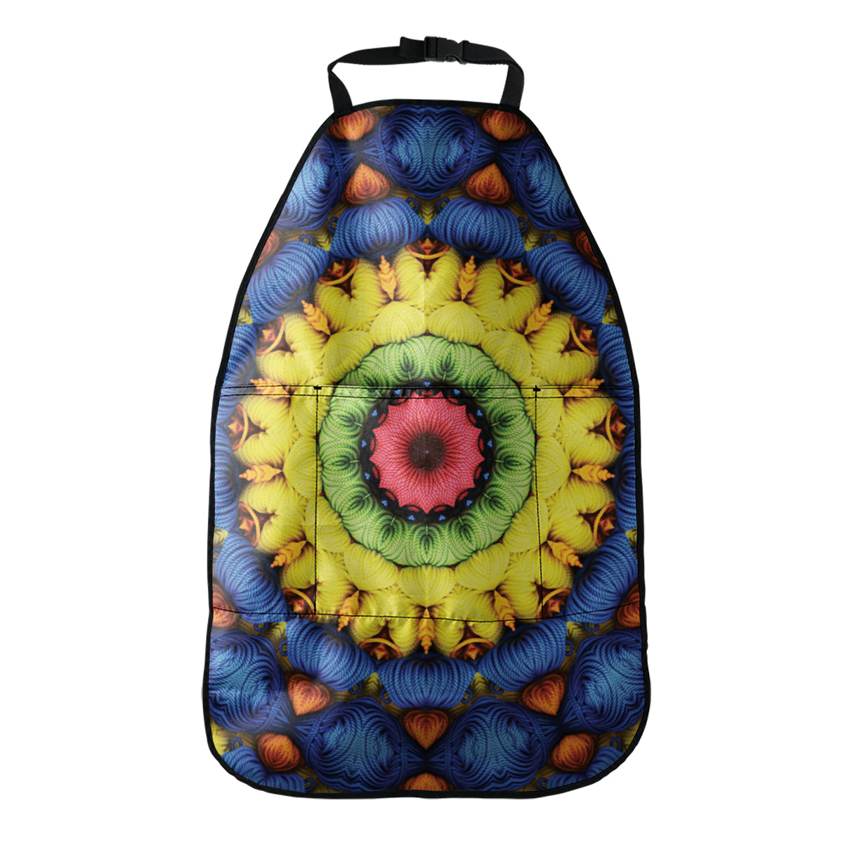 Colorful Kaleidoscope Print Car Seat Organizers