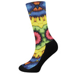 Colorful Kaleidoscope Print Crew Socks