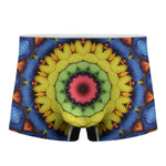 Colorful Kaleidoscope Print Men's Boxer Briefs