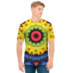 Colorful Kaleidoscope Print Men's T-Shirt