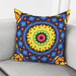 Colorful Kaleidoscope Print Pillow Cover