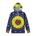 Colorful Kaleidoscope Print Pullover Hoodie