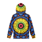 Colorful Kaleidoscope Print Pullover Hoodie