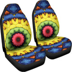 Colorful Kaleidoscope Print Universal Fit Car Seat Covers