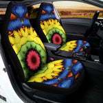 Colorful Kaleidoscope Print Universal Fit Car Seat Covers