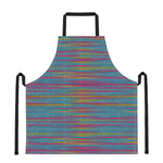 Colorful Knitted Pattern Print Apron
