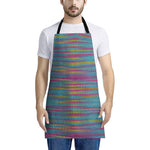 Colorful Knitted Pattern Print Apron
