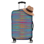 Colorful Knitted Pattern Print Luggage Cover