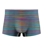 Colorful Knitted Pattern Print Men's Boxer Briefs