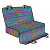 Colorful Knitted Pattern Print Pet Car Back Seat Cover