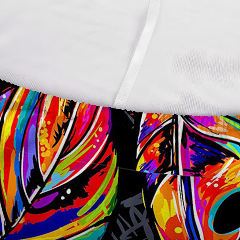 Colorful Leaf Tropical Pattern Print Sofa Cover