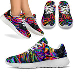 Colorful Leaf Tropical Pattern Print Sport Shoes GearFrost