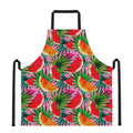 Colorful Leaf Watermelon Pattern Print Apron
