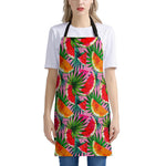 Colorful Leaf Watermelon Pattern Print Apron