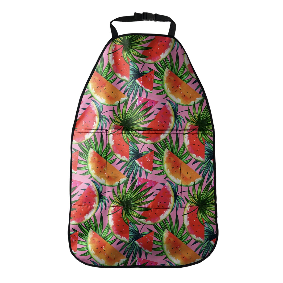 Colorful Leaf Watermelon Pattern Print Car Seat Organizers