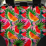 Colorful Leaf Watermelon Pattern Print Pet Car Back Seat Cover