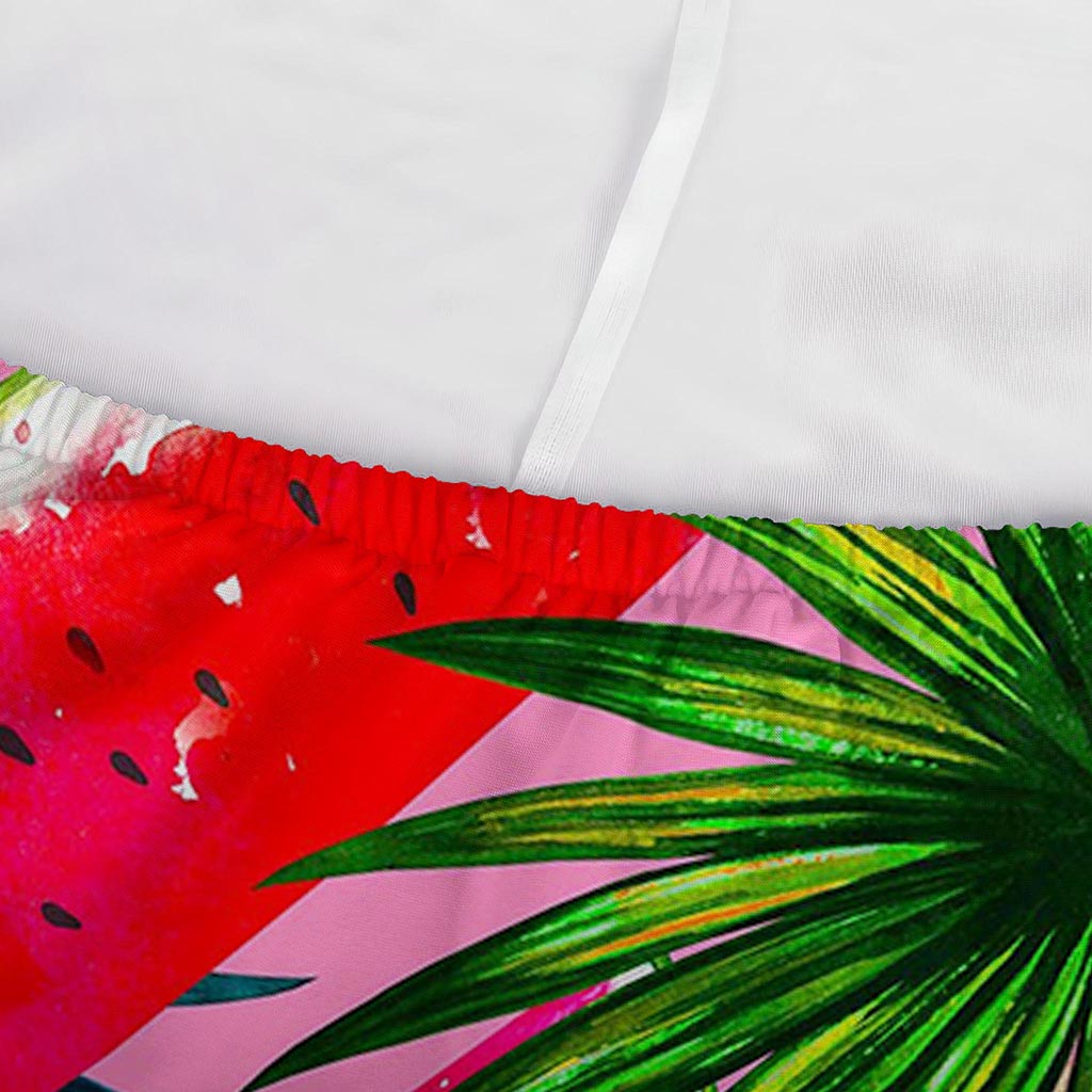 Colorful Leaf Watermelon Pattern Print Sofa Cover
