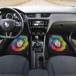 Colorful Leo Sign Print Front and Back Car Floor Mats