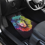Colorful Leo Sign Print Front and Back Car Floor Mats