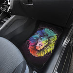 Colorful Leo Sign Print Front Car Floor Mats