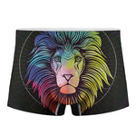Colorful Leo Sign Print Men's Boxer Briefs