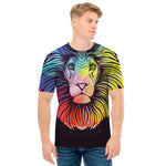 Colorful Leo Sign Print Men's T-Shirt