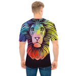 Colorful Leo Sign Print Men's T-Shirt
