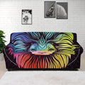 Colorful Leo Sign Print Sofa Cover