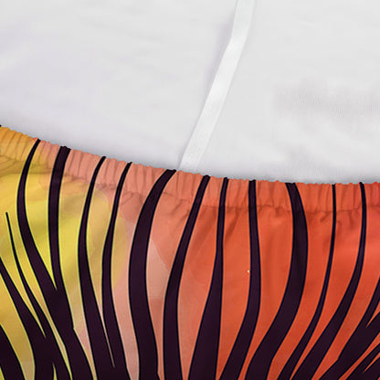 Colorful Leo Sign Print Sofa Cover