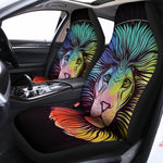 Colorful Leo Sign Print Universal Fit Car Seat Covers