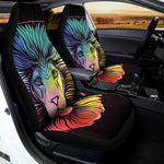 Colorful Leo Sign Print Universal Fit Car Seat Covers