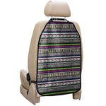 Colorful Leopard Navajo Tribal Print Car Seat Organizers