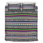 Colorful Leopard Navajo Tribal Print Duvet Cover Bedding Set