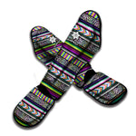 Colorful Leopard Navajo Tribal Print Muay Thai Shin Guard