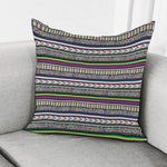 Colorful Leopard Navajo Tribal Print Pillow Cover