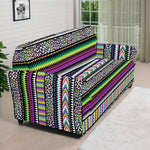 Colorful Leopard Navajo Tribal Print Sofa Cover