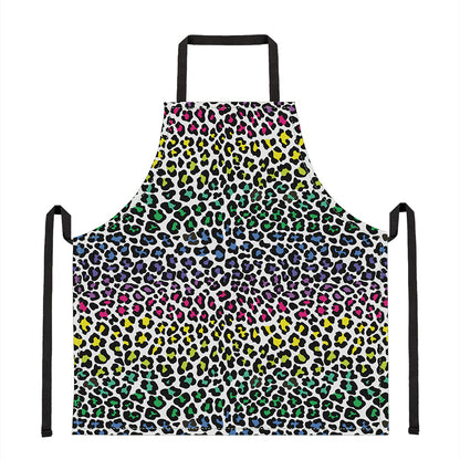 Colorful Leopard Print Apron