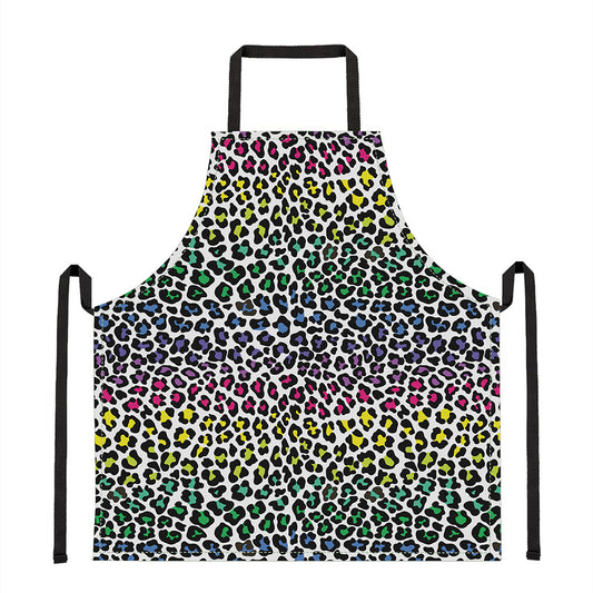 Colorful Leopard Print Apron