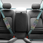 Colorful Leopard Print Car Seat Belt Covers