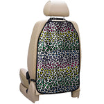 Colorful Leopard Print Car Seat Organizers