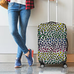 Colorful Leopard Print Luggage Cover