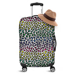 Colorful Leopard Print Luggage Cover