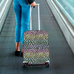 Colorful Leopard Print Luggage Cover