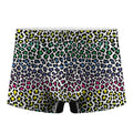 Colorful Leopard Print Men's Boxer Briefs